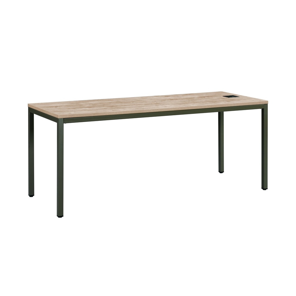 BUREAU STANDARD AVEC PIETEMENT EN METAL L1800 x W600 x H750MM GRIS AMBERG