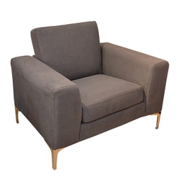 [810N3P1BT17] Fauteuil gris CUBIC - ADC